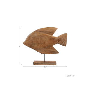 Adorno de Pez en Madera
