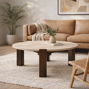 Mesa Centro Travertine (36X16)
