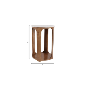 Mesa Lateral White/Brown