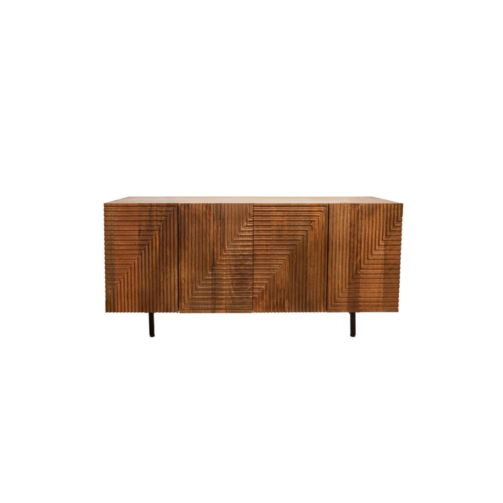 Gabinete Marron 60X32 Fluted