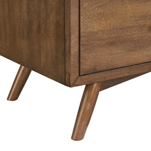 Mesa de noche Mid-Century Modern – Cinnamon/Walnut