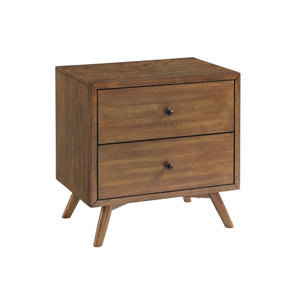 Mesa de noche Mid-Century Modern – Cinnamon/Walnut