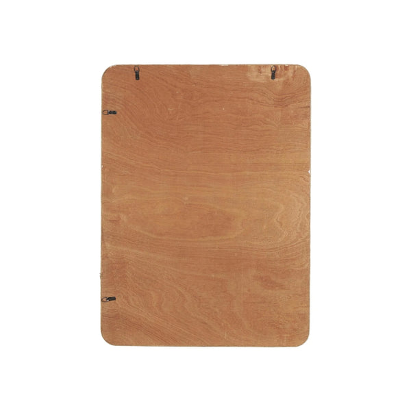 Espejo de pared tejido a mano con cuerda de yute