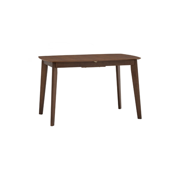 Mesa de comedor extensible Arthur en roble malayo y nogal