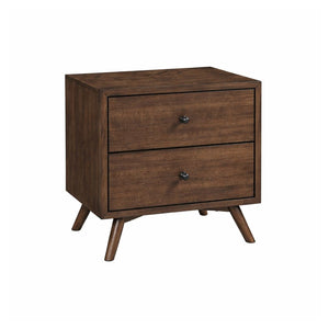 Mesa de noche Mid-Century Modern – Cinnamon/Walnut