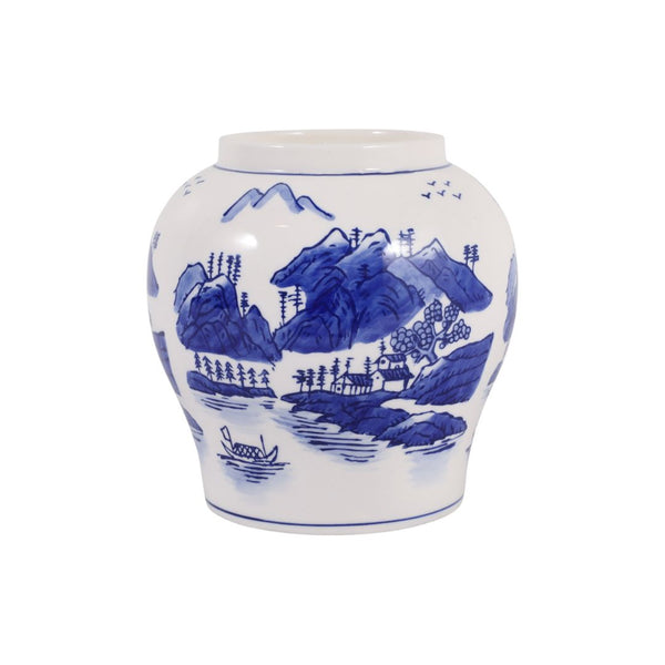 Vela aromática Neroli & Basil en recipiente chinoiserie azul y blanco – 39 oz