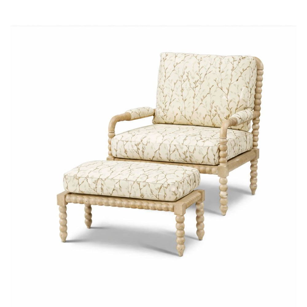Sillón Bramble Cholet con otomana