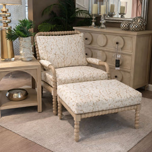Sillón Bramble Cholet con otomana