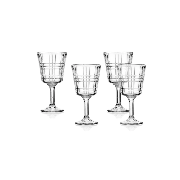 Plaid Boundary Goblet S/4