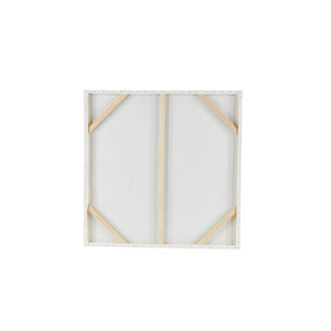 Cuadro decorativo en canvas con figura femenina y detalles en relieve