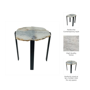 Mesa auxiliar Raw Edge Agate