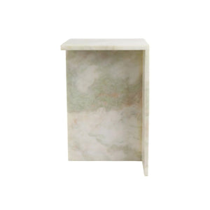 Mesa auxiliar de mármol 20″ × 13″