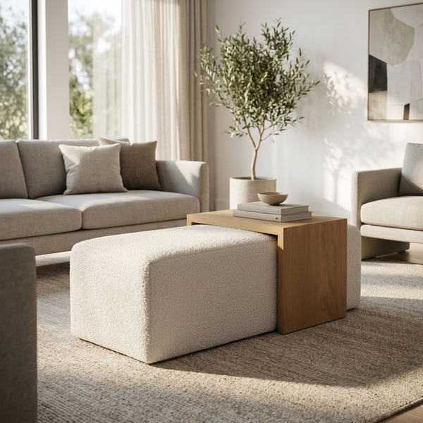 Ottoman regular Ivory
