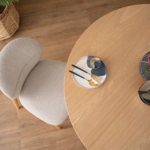 Mesa de comedor redonda Zoli