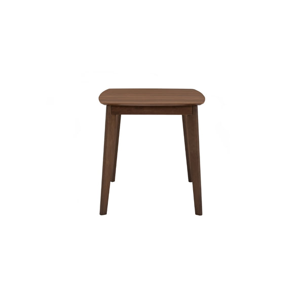 Mesa de comedor extensible Arthur en roble malayo y nogal