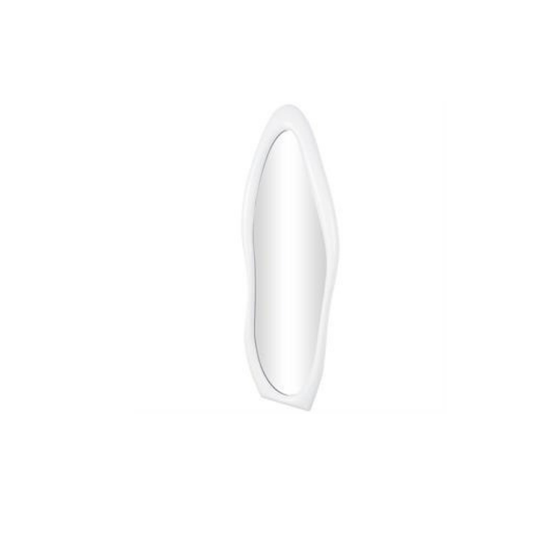 Espejo de Pared Ondulado Blanco