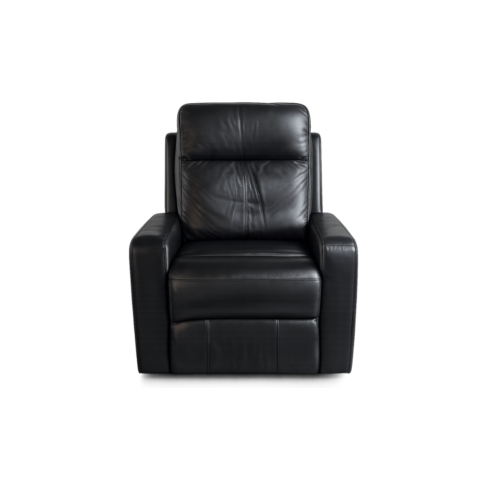 Sillón Reclinable Manual Negro