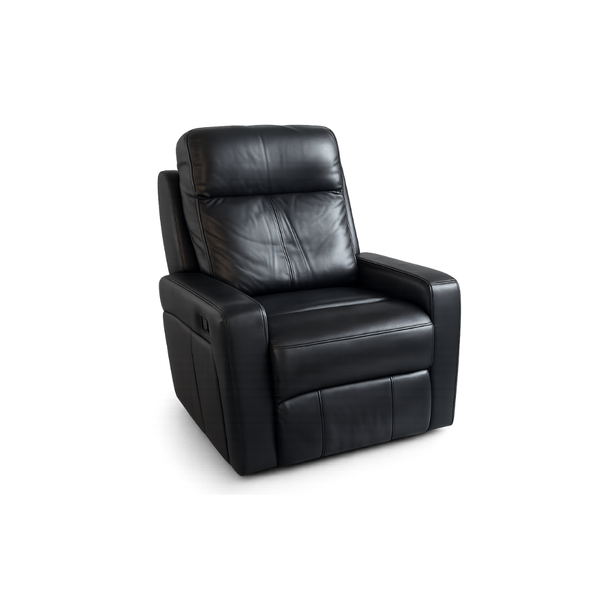 Sillón Reclinable Manual Negro