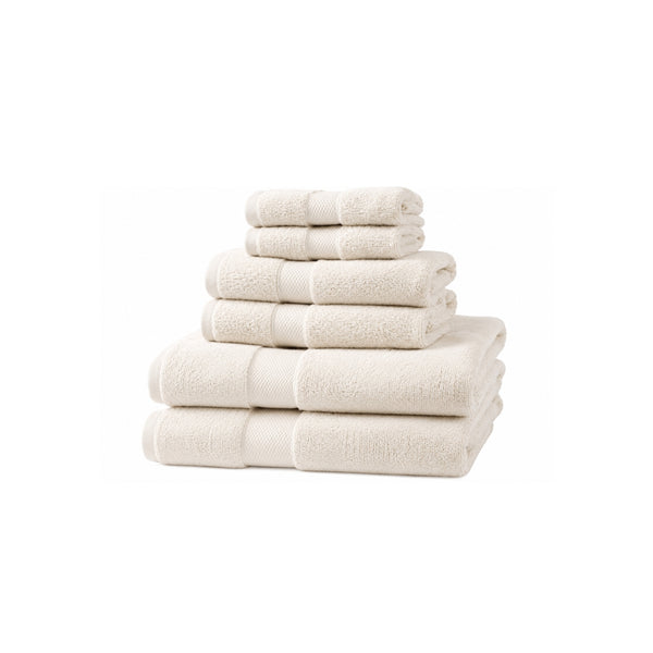 Juego de Toallas Premium de 6 Piezas – Blanco