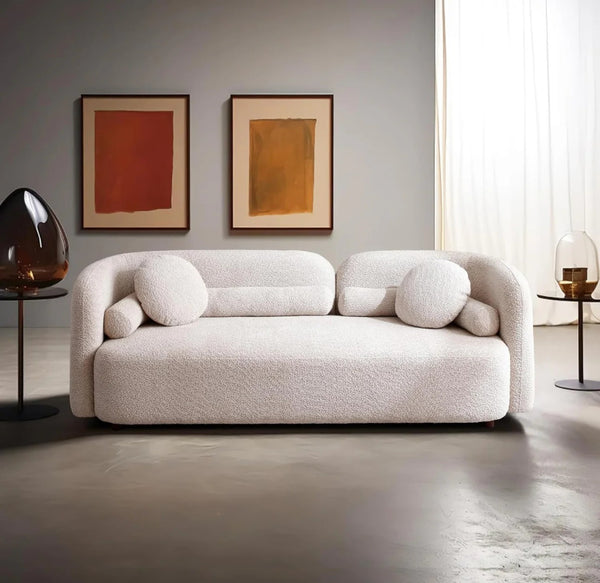 Colección de sofá Boucle de estilo japonés