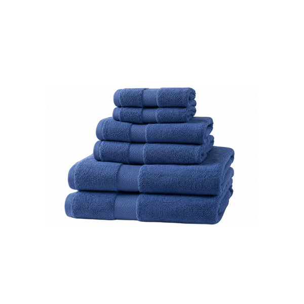 Juego de Toallas Premium de 6 Piezas – Azul