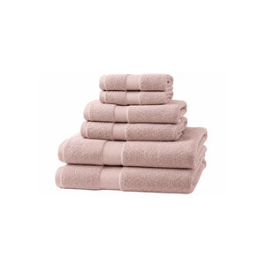 Juego de Toallas Premium de 6 Piezas – Rosa