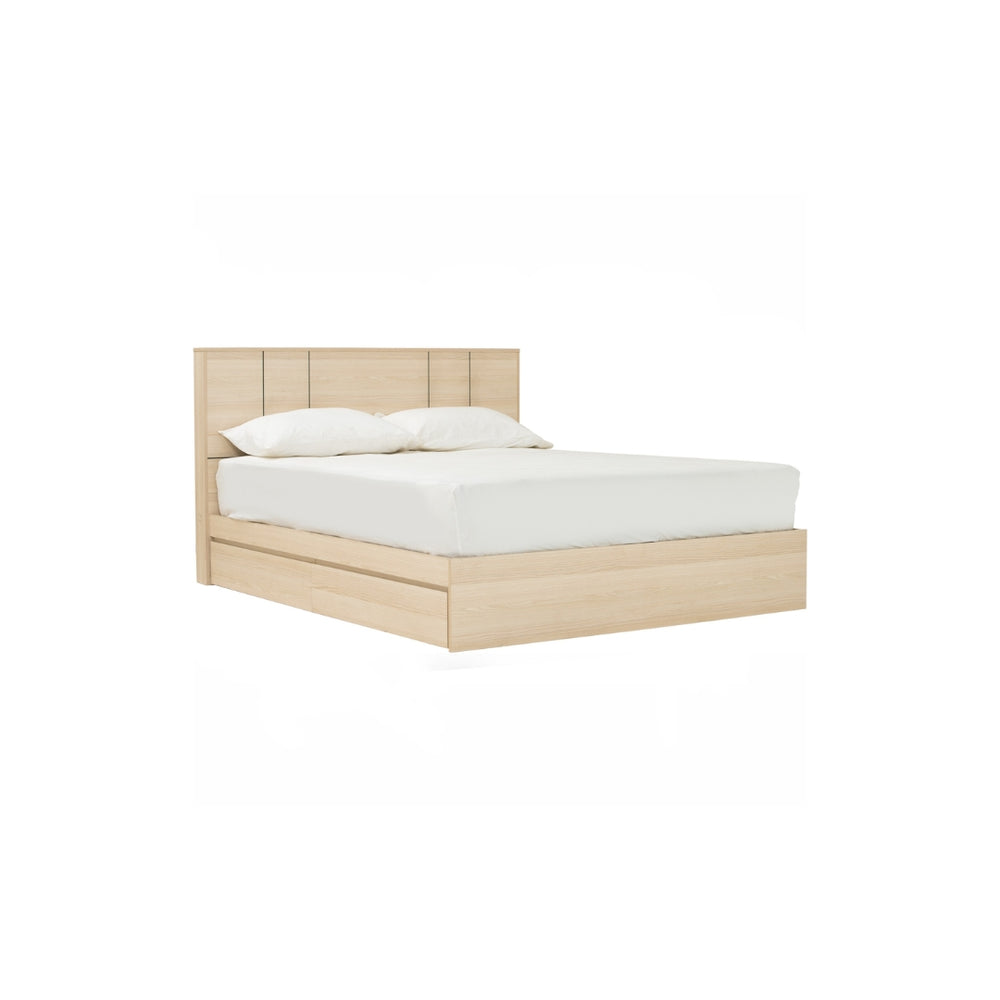 Cama Queen Harrington con almacenamiento