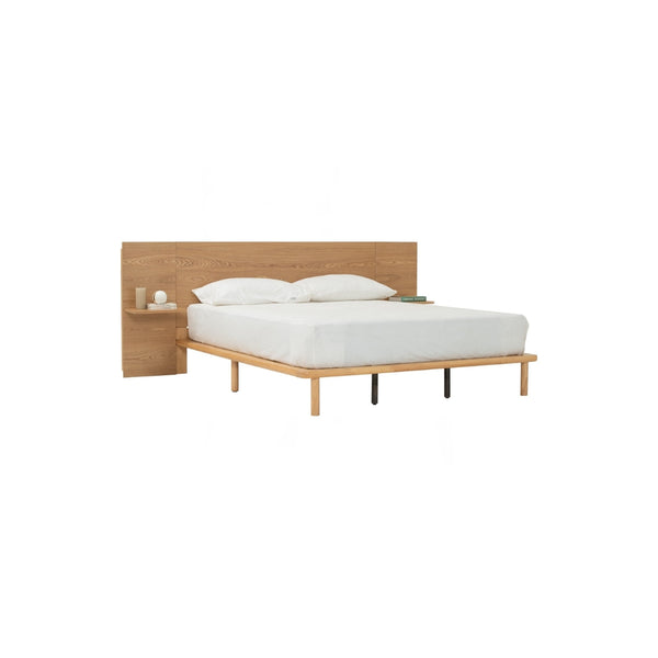 Cama Queen Plato con mesas de noche integradas