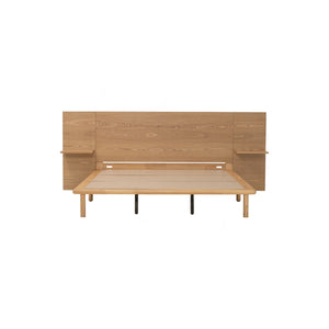 Cama Queen Plato con mesas de noche integradas