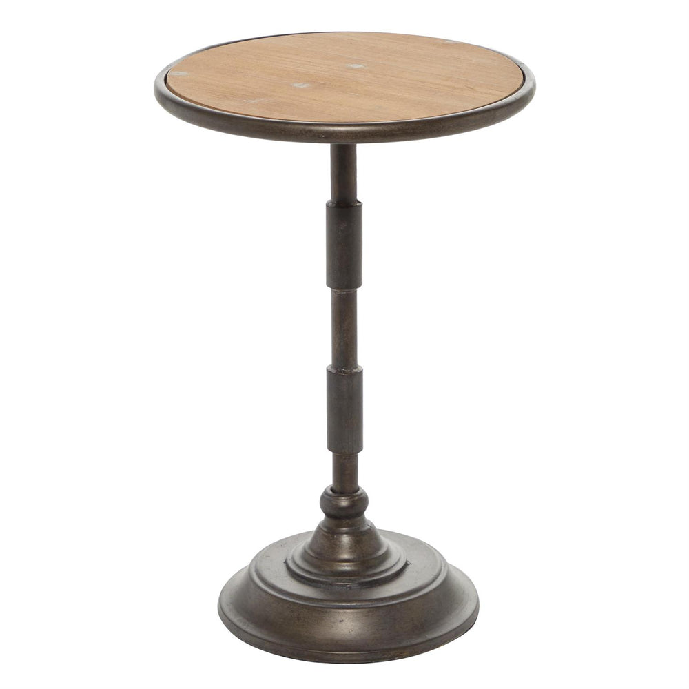 Mesa auxiliar de metal