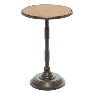 Mesa auxiliar de metal