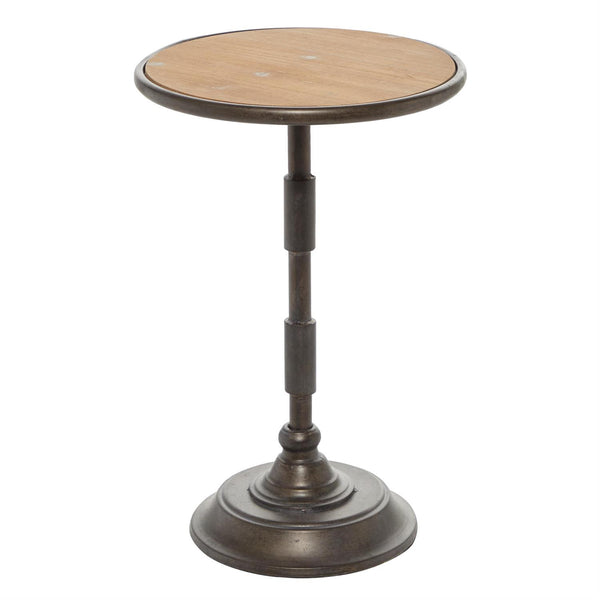 Mesa auxiliar de metal