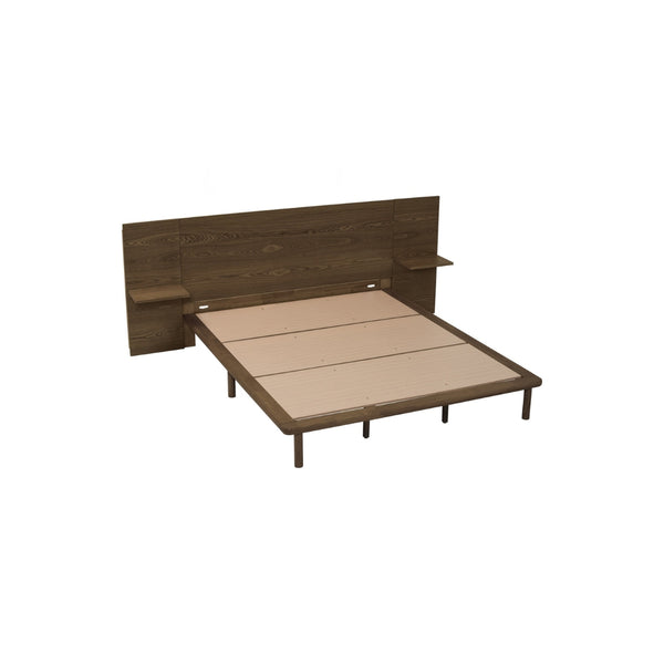 Cama Queen Plato con mesas de noche integradas Cocoa