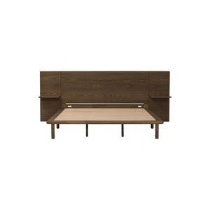 Cama Queen Plato con mesas de noche integradas Cocoa