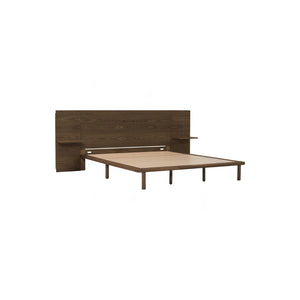 Cama Queen Plato con mesas de noche integradas Cocoa