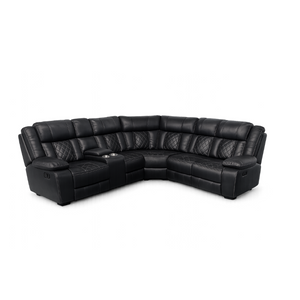Sofá Seccional Modular Reclinable Esquinero Ebony