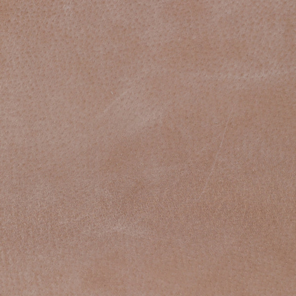 Ottoman / banco tapizado Felix en gamuza color taupe