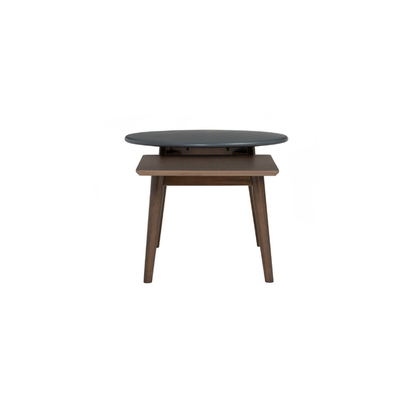 Mesa de centro Alora en roble malayo y acabado graphite grey