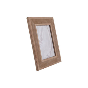 Portarretrato Gilboa de gamuza color tan para foto 5×7