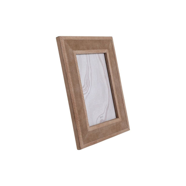 Portarretrato Gilboa de gamuza color tan para foto 5×7