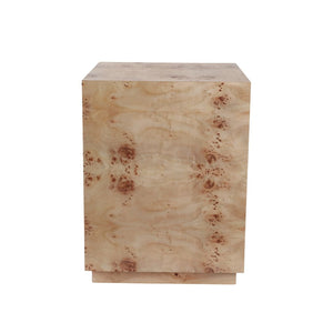 Mesa auxiliar Burl Wood Block
