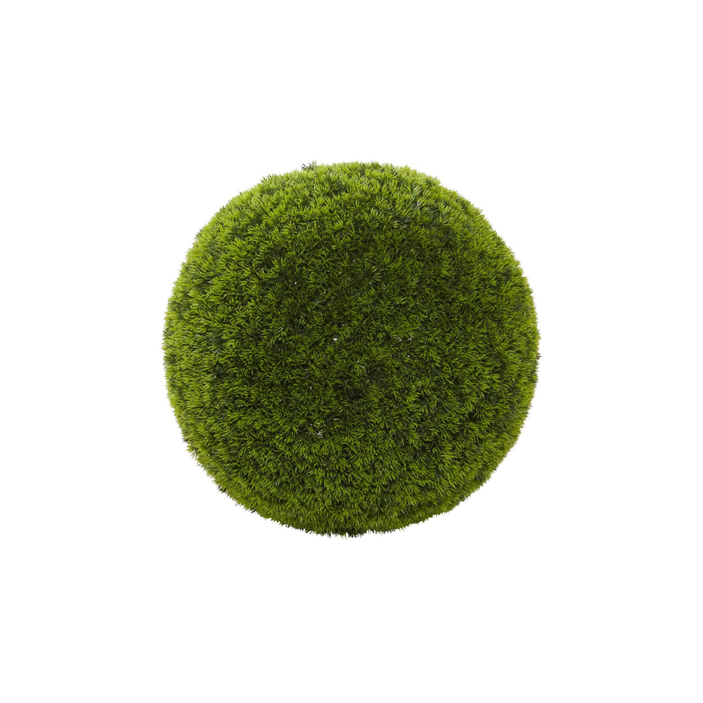 Esfera Decorativa de Follaje Artificial Verde