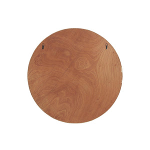 Espejo decorativo redondo de yute tejido – 40"
