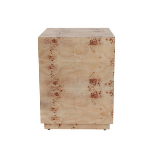 Mesa auxiliar Burl Wood Block