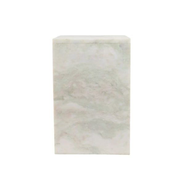 Mesa auxiliar de mármol 20″ × 13″