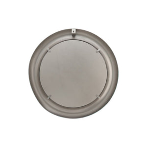 Espejo decorativo redondo de metal color turquesa – 36"
