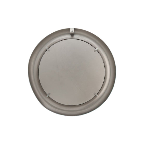 Espejo decorativo redondo de metal color turquesa – 36"
