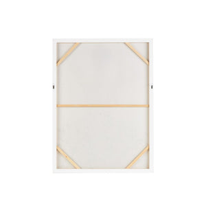 Espejo decorativo de pared con marco de fibra natural estilo boho