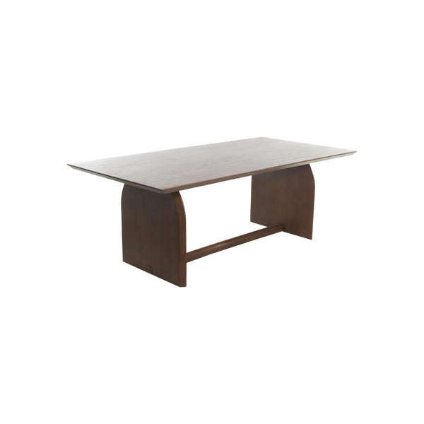 Mesa de comedor de madera de mango estilo mid-century – 84"