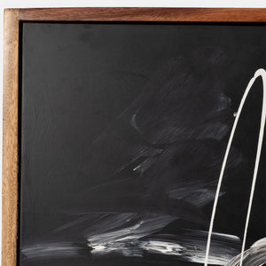 Obra Contemporánea Pintada a Mano negro